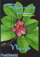 Nevis 2007 Flowers Of Nevis S/s, Mint NH, Nature - Flowers & Plants - St.Kitts Y Nevis ( 1983-...)