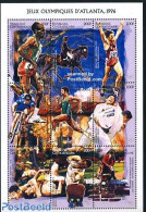 Central Africa 1996 Olympic Games Atlanta 9v M/s, Mint NH, Nature - Sport - Horses - Cycling - Judo - Olympic Games - Cycling