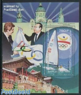 Guinea, Republic 1989 Ol. Games Barcelona S/s, Mint NH, Sport - Olympic Games - Sailing - Zeilen