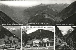11187317 Col De La Forclaz Telesiege Panorama Route Du Col Forclaz, Col De La - Autres & Non Classés