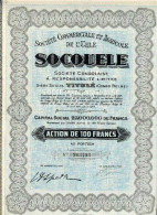 Congo Belge: SOCOUELE - Soc. Commerciale Et Agricole De L'Uele - Afrique