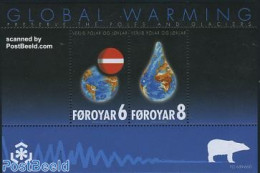 Faroe Islands 2009 Global Warming S/s, Mint NH, Nature - Science - Various - Environment - The Arctic & Antarctica - G.. - Protection De L'environnement & Climat