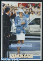 Aitutaki 1998 Child Welfare S/s Overprint, Mint NH, History - Charles & Diana - Kings & Queens (Royalty) - Familles Royales