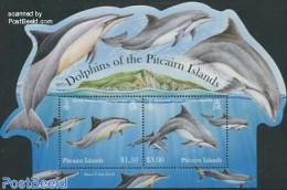 Pitcairn Islands 2012 Dolphins S/s, Mint NH, Nature - Sea Mammals - Autres & Non Classés