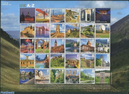 Great Britain 2012 Country Views M/s, Mint NH, Religion - Transport - Churches, Temples, Mosques, Synagogues - Ships A.. - Unused Stamps
