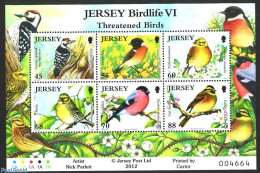 Jersey 2012 Birdlife VI M/s, Mint NH, Nature - Birds - Jersey