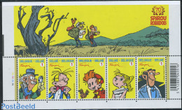 Belgium 2008 70 Years Spirou/Robbedoes 5v M/s, Mint NH, Art - Comics (except Disney) - Neufs