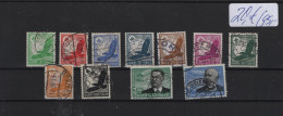 Deutsches Reich  Michel Kat.Nr  Gest 529/539 (5) - Used Stamps