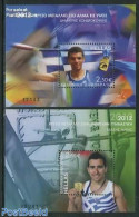 Greece 2012 Gold Medal, Athletics 2 S/s, Mint NH, Sport - Athletics - Sport (other And Mixed) - Ungebraucht