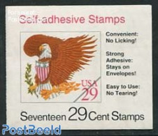United States Of America 1992 Eagle, Red Digit, Booklet, Mint NH - Nuovi