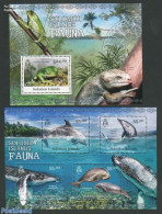 Solomon Islands 2012 Solomon Islands Fauna 2 S/s, Mint NH, Nature - Animals (others & Mixed) - Frogs & Toads - Reptile.. - Solomoneilanden (1978-...)