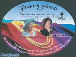 Pitcairn Islands 2000 Queen Mother S/s, Mint NH, History - Kings & Queens (Royalty) - Royalties, Royals
