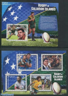 Solomon Islands 2012 Rugby 2 S/s, Mint NH, Sport - Rugby - Sport (other And Mixed) - Rugby