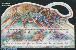 Pitcairn Islands 2013 Lobsters S/s, Mint NH, Nature - Shells & Crustaceans - Marine Life