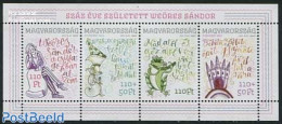 Hungary 2013 Sandor Weores 4v M/s, Mint NH, Art - Authors - Unused Stamps