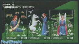 Faroe Islands 2014 Husavik 3v M/s, Mint NH, Nature - Cattle - Horses - Sonstige & Ohne Zuordnung