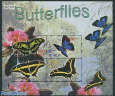 Tuvalu 2003 Butterflies 4v M/s, Mint NH, Nature - Butterflies - Sonstige & Ohne Zuordnung
