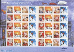 Great Britain 2004 Christmas, Label Sheet, Mint NH, Religion - Christmas - Ongebruikt