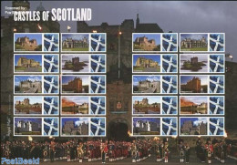 Great Britain 2009 Castles Of Scotland, Label Sheet, Mint NH - Unused Stamps