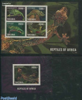 Tanzania 2013 Reptiles Of Africa 2 S/s, Mint NH, Nature - Reptiles - Tanzanie (1964-...)