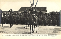 CPA Camp De Chalons Camp De Mourmelon Marne, Roi Alfons XIII Von Spanien 1905 - Autres & Non Classés