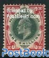 Great Britain 1902 1Sh, Stamp Out Of Set, Unused (hinged) - Ongebruikt