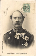 CPA Roi Christian IX. Von Dänemark, Portrait - Familles Royales