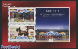 Kiribati 2014 Commonwealth Games S/s, Mint NH, Nature - Sport - Dogs - Sport (other And Mixed) - Kiribati (1979-...)