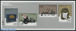Denmark 2015 Danish Inventions S/s, Mint NH, Sport - Transport - Cycling - Automobiles - Neufs