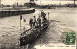 CPA Dunkerque Dünkirchen Nord, Freilassung Des Seal-U-Bootes - Autres & Non Classés