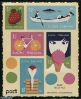 Finland 2015 Summer S/s S-a, Mint NH, Health - Nature - Sport - Transport - Various - Food & Drink - Fruit - Cycling -.. - Neufs