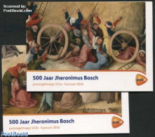 Netherlands 2016 Jheronimus Bosch, Presentation Pack 533a+b, Mint NH, Art - Paintings - Neufs