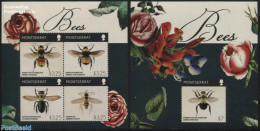 Montserrat 2015 Bees 2 S/s, Mint NH, Nature - Bees - Insects - Autres & Non Classés