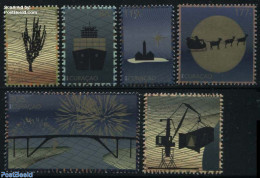 Curaçao 2015 Christmas 6v, Mint NH, Religion - Transport - Various - Christmas - Ships And Boats - Lighthouses & Safe.. - Weihnachten
