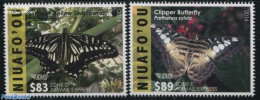 Niuafo'ou 2016 EMS, Butterflies 2v, Mint NH, Nature - Butterflies - Sonstige & Ohne Zuordnung