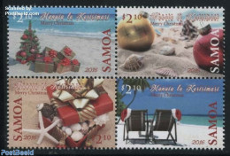 Samoa 2016 Christmas 4v [+], Mint NH, Religion - Christmas - Christmas