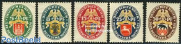Germany, Empire 1928 Coat Of Arms 5v, Unused (hinged), History - Coat Of Arms - Ongebruikt