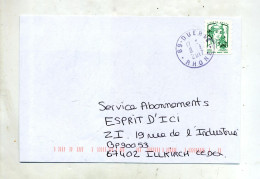 Lettre Cachet Duerne - Manual Postmarks