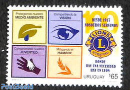 Uruguay 2017 Lions Club Int. 1v, Mint NH, Various - Lions Club - Rotary Club
