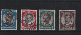 Deutsches Reich  Michel Kat.Nr  Gest 540/543 - Oblitérés