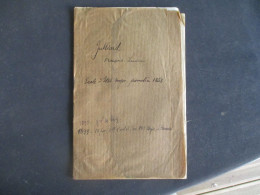 FRANCOIS JULLIARD  GENERAL EN 1895 CARTE DE VISITE ET 4 LETTRE AUTOGRAPHE - Documenten