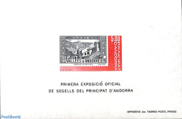 Andorra, French Post 1982 Stamp Exposition S/s, Imperforated, Mint NH, Philately - Stamps On Stamps - Nuovi