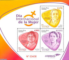 Costa Rica 2021 Int, Woman Day S/s, Mint NH, History - Women - Ohne Zuordnung