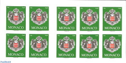 Monaco 2008 Definitive Booklet With Year 2008 S-a, Mint NH, History - Coat Of Arms - Stamp Booklets - Ongebruikt