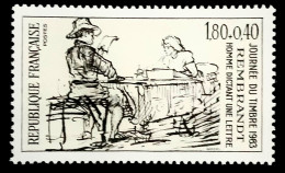 1983 FRANCE N 2258 - JOURNEE DU TIMBRE - REMBRANDT HOMME DICTANT UNE LETTRE - NEUF** - Unused Stamps