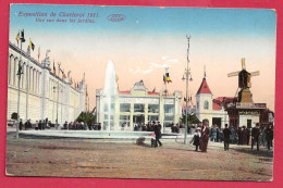 C.P. Charleroi   = Exposition De  1911 : Une  Vue  Dans  Les  Jardins - Charleroi