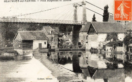 Beaumont  : Le Pont Et Le Moulin     ///  Ref. Mai 24 ///  BO. 72 - Beaumont Sur Sarthe
