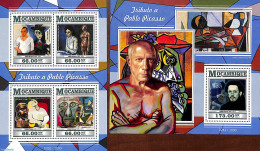 Mozambique 2015 Picasso 2 S/s, Mint NH, Art - Modern Art (1850-present) - Pablo Picasso - Paintings - Mosambik