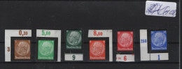 Deutsches Reich  Michel Kat.Nr  Postfr/** 548/553 Falz Auf Rand (550 Falz/*) - Unused Stamps