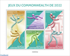 Central Africa 2022 2022 Commonwealth Games, Mint NH, Sport - Basketball - Boxing - Hockey - Swimming - Table Tennis - Baloncesto